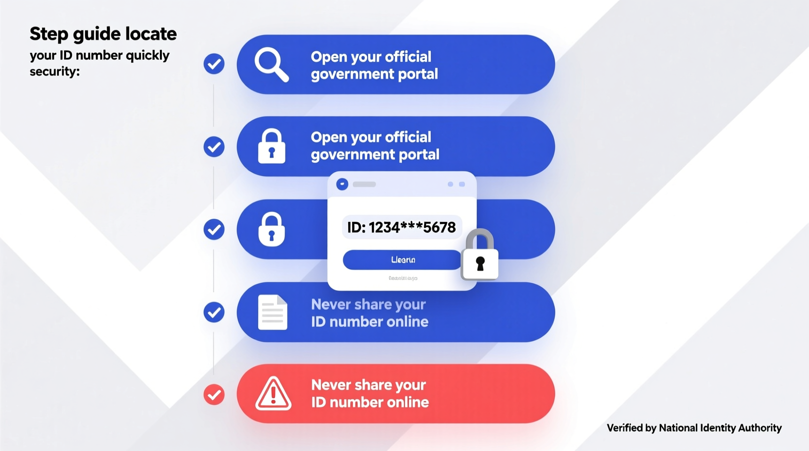 step by step guide to locating and obtaining your id number quickly and securely