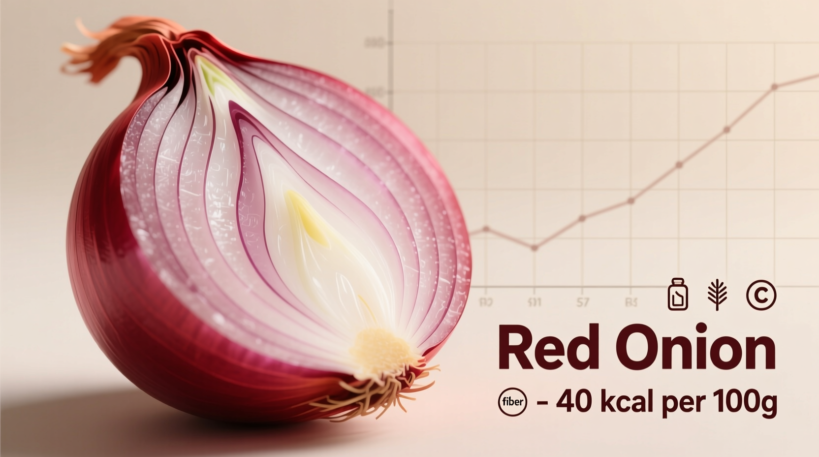 red onion kcal
