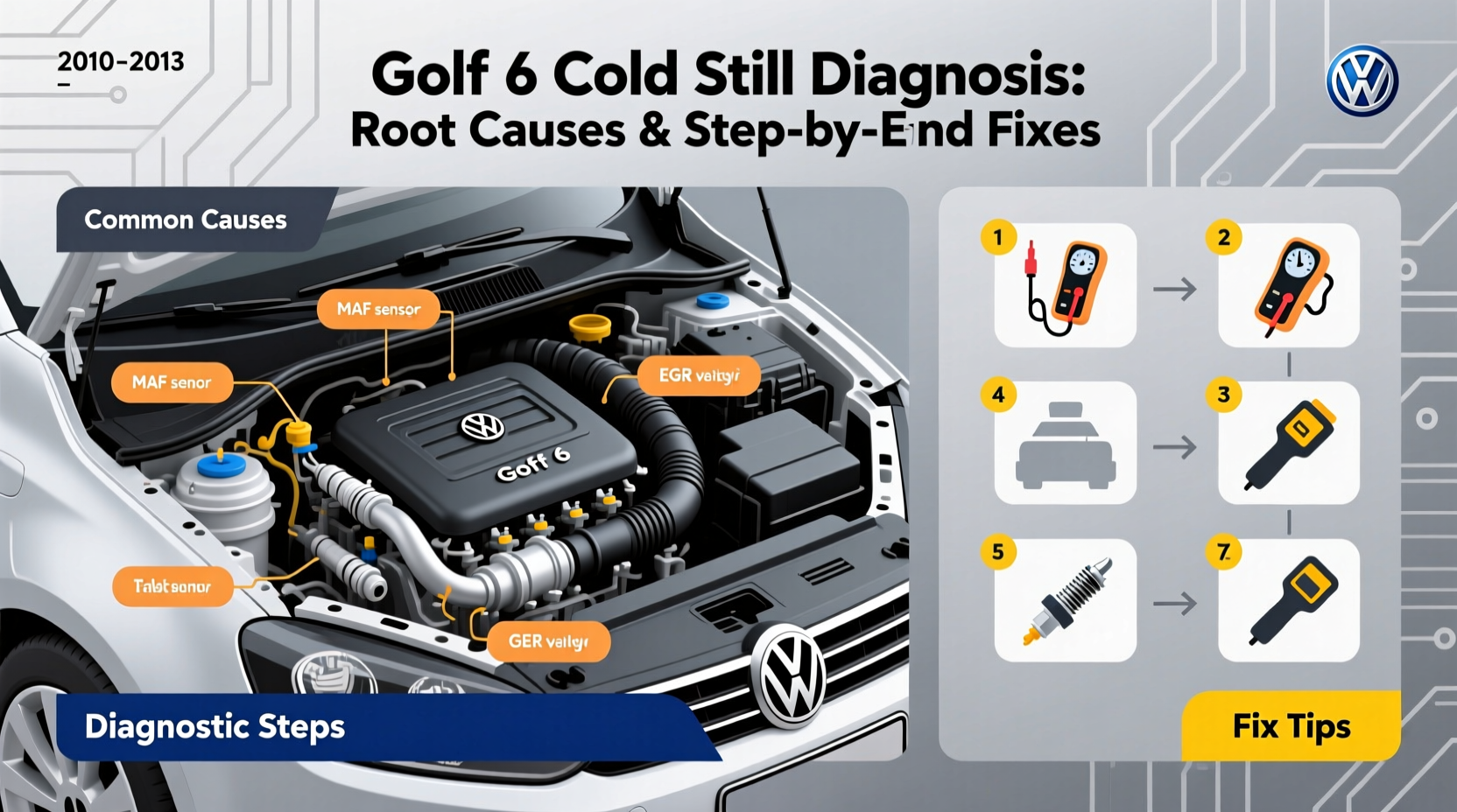 golf 6 cold stall diagnosis
