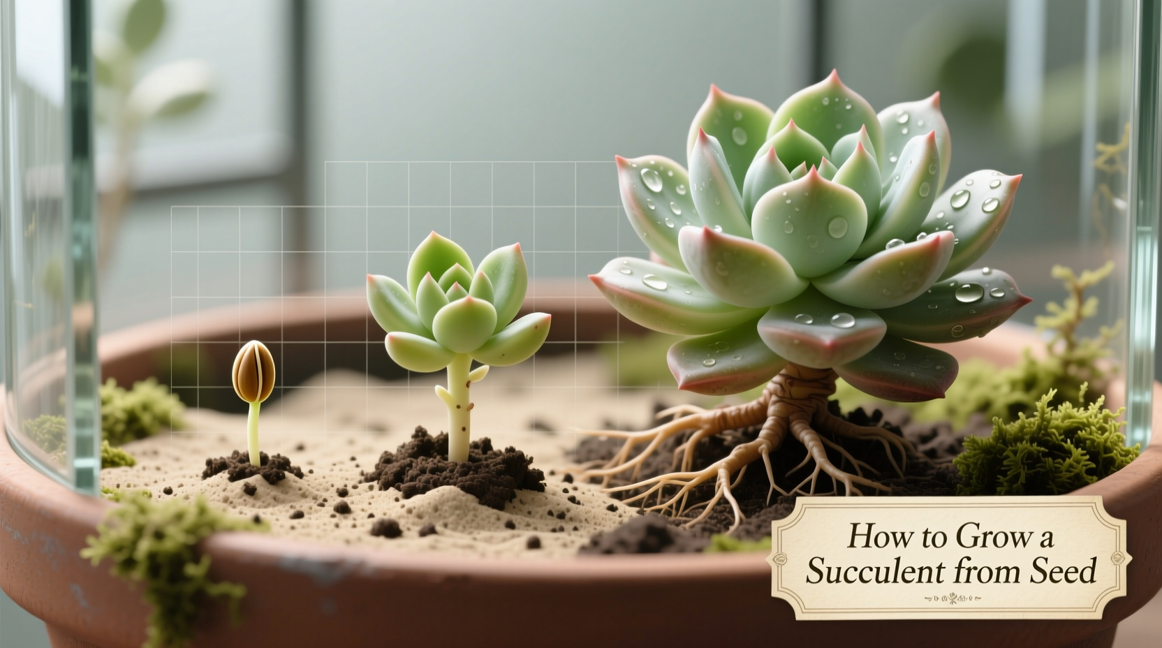 how to grow a succulent from seed