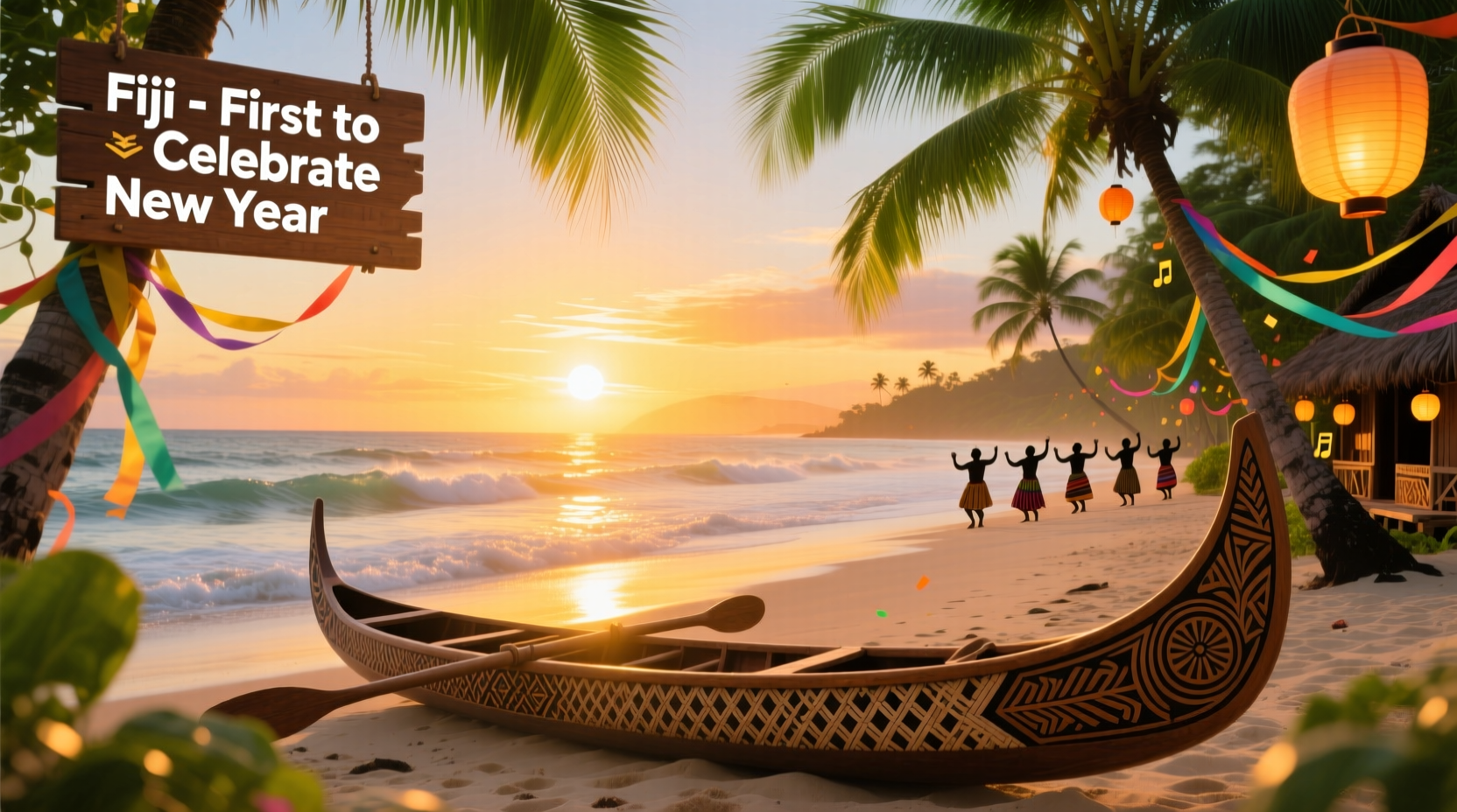 is fiji the first country to celebrate new year