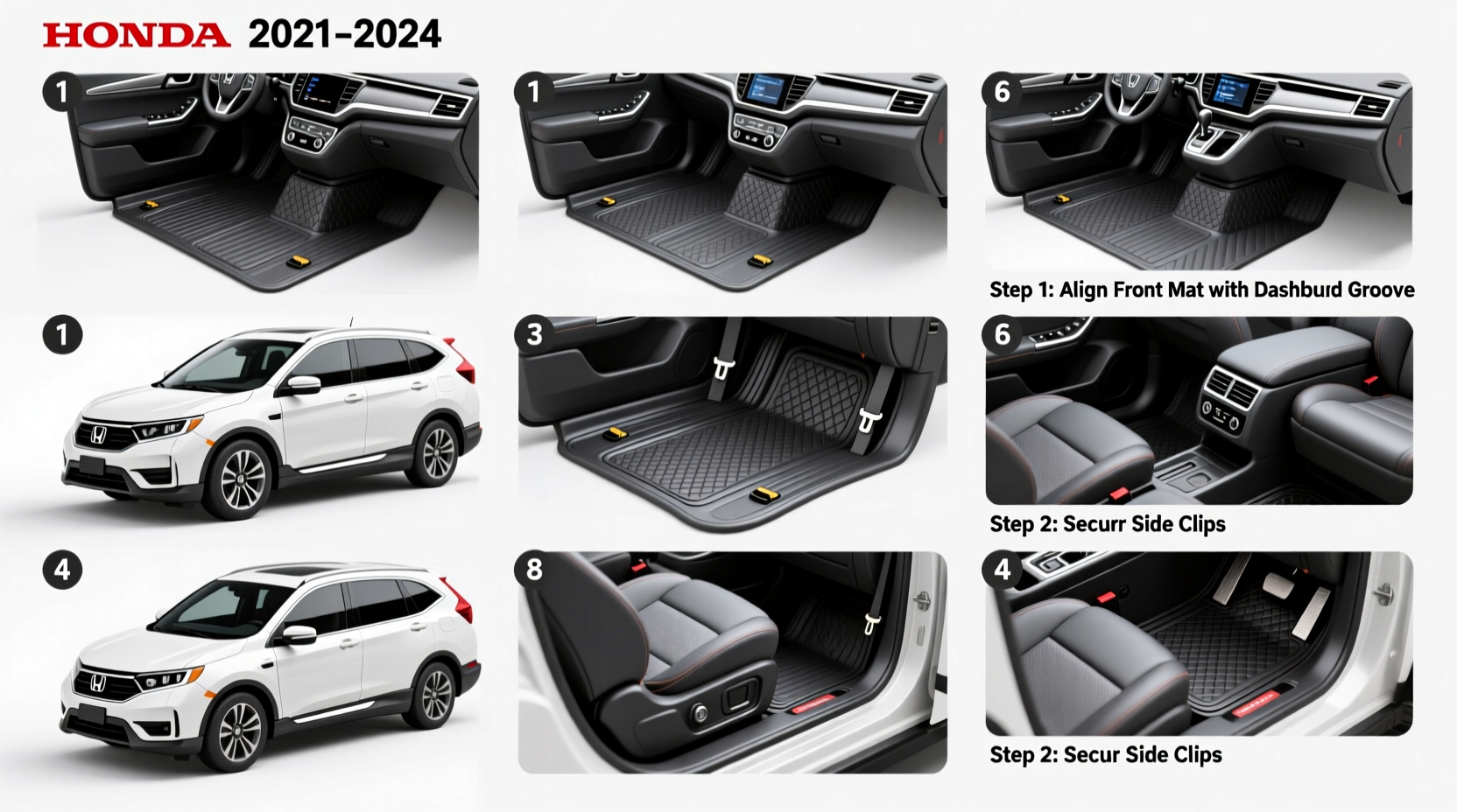 honda cr v 3d mats installation guide