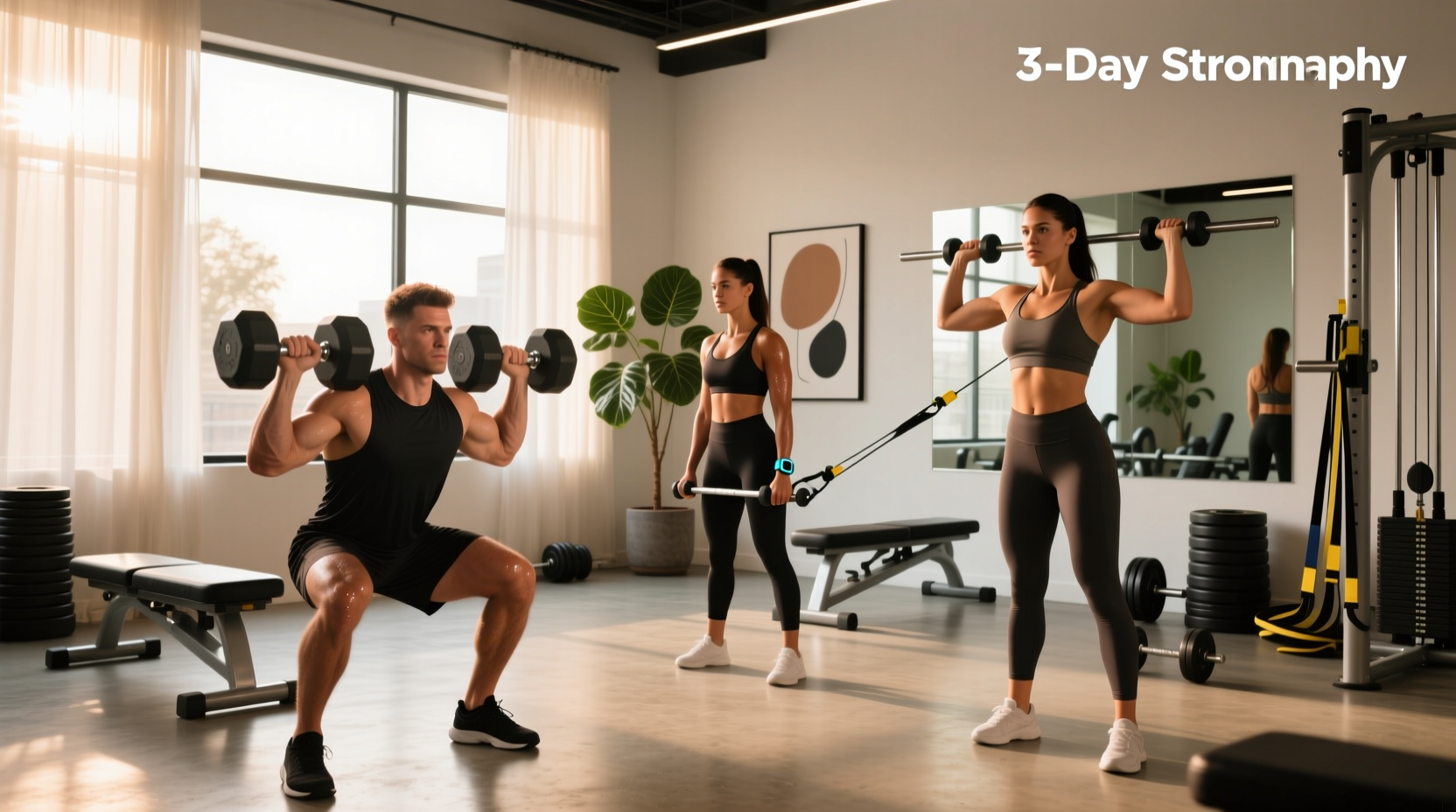 3 day strength training for muscle growth