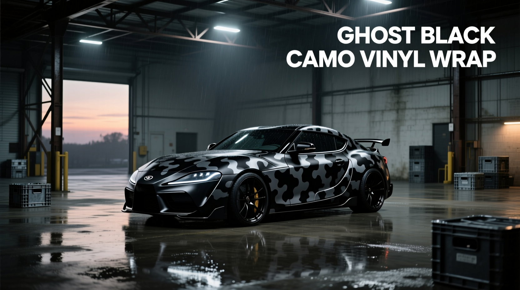 How to Choose & Apply Ghost Black Camo Vinyl Wrap