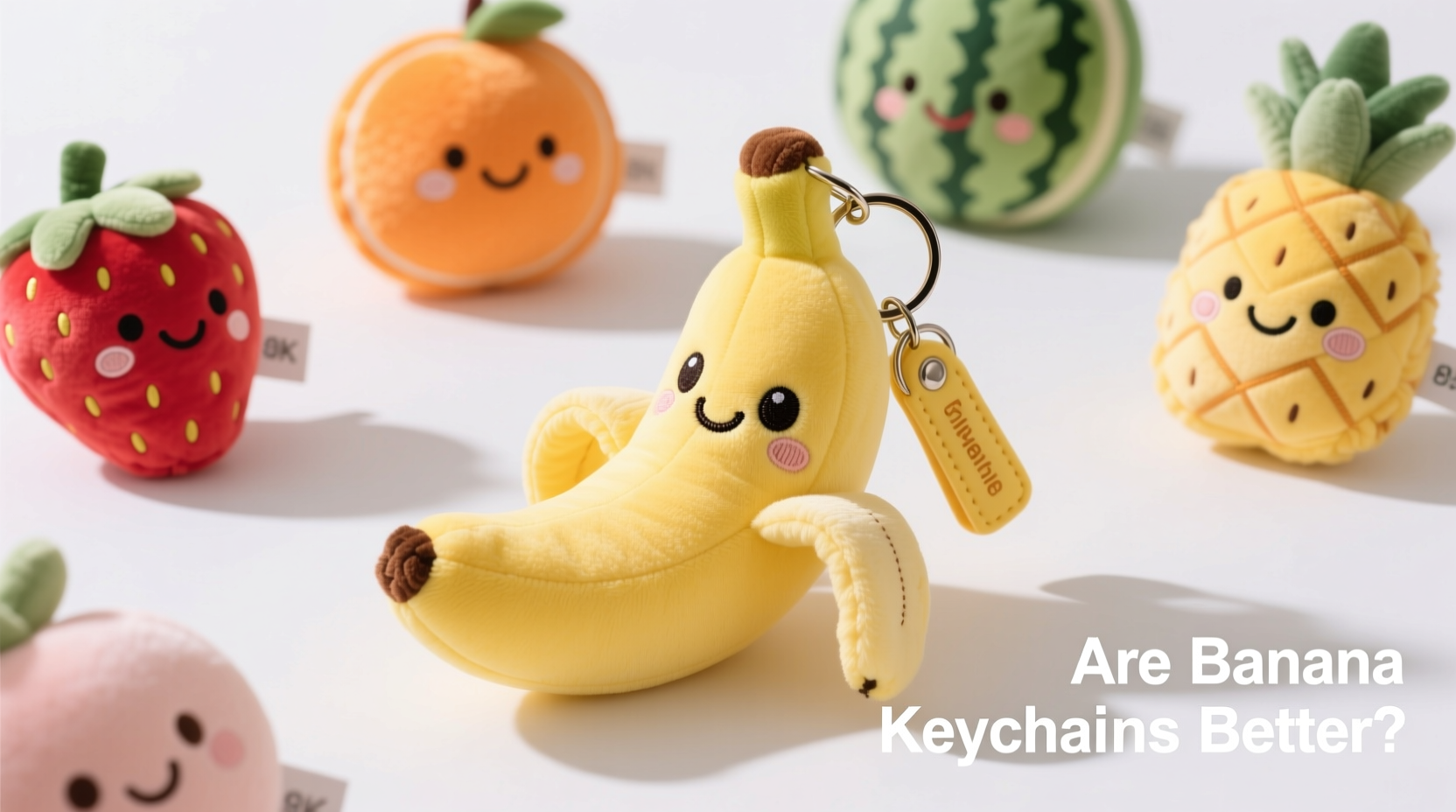 banana plush keychains are trending but are they better than other fruit keychains