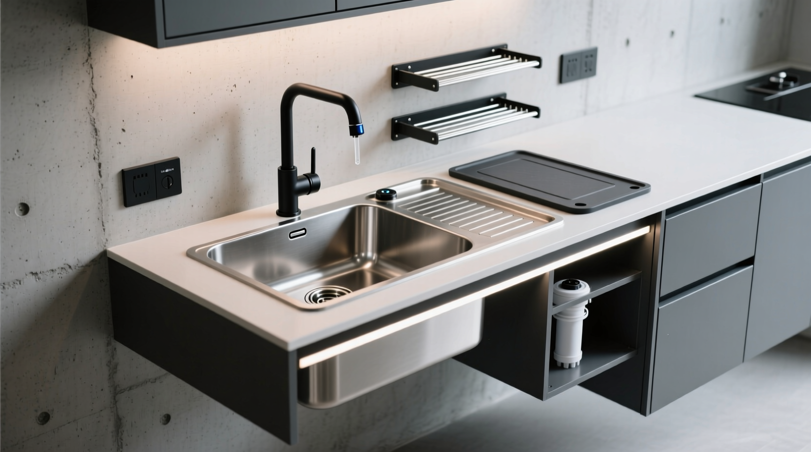 workstation sinks designed for efficiency and versatility