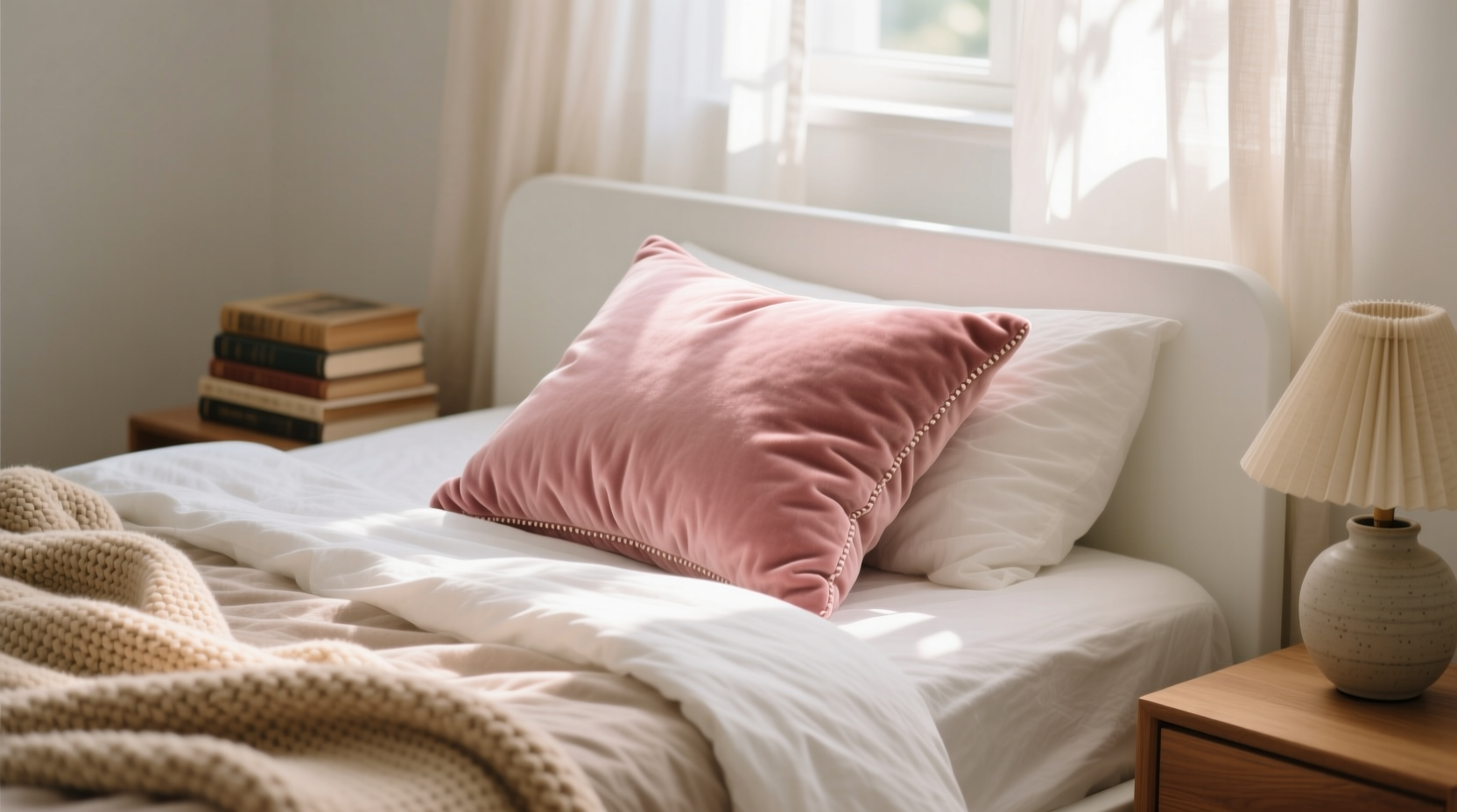 creative ways to incorporate a rose plush pillow as a cozy bed throw accent