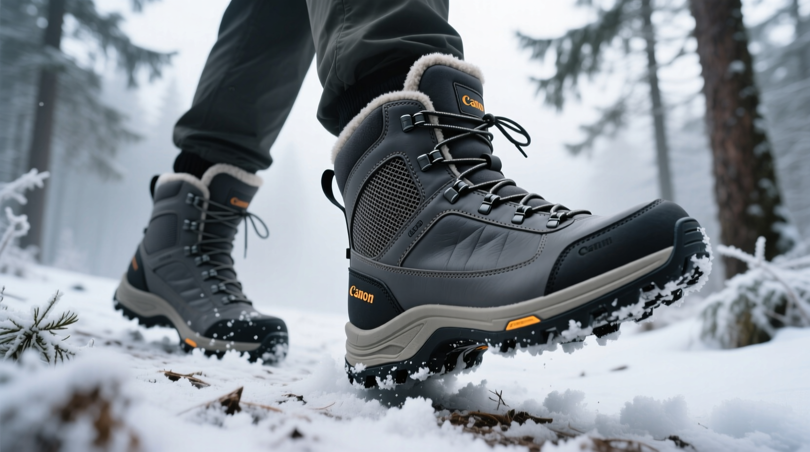 CC-Los Stivali Invernali Da Neve Uomo - Impermeabili, Isolati, Leggeri, Con Plantare Memory Foam E Suola Antiscivolo
