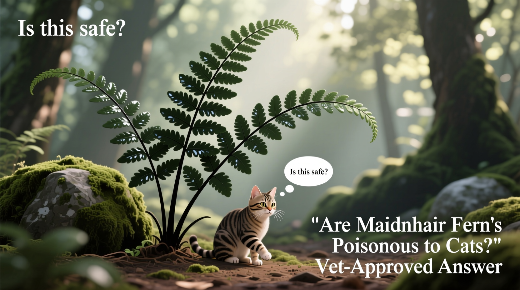 are maidenhair ferns poisonous to cats
