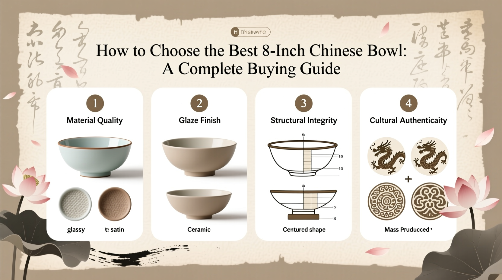 chinese bowl 8 inches