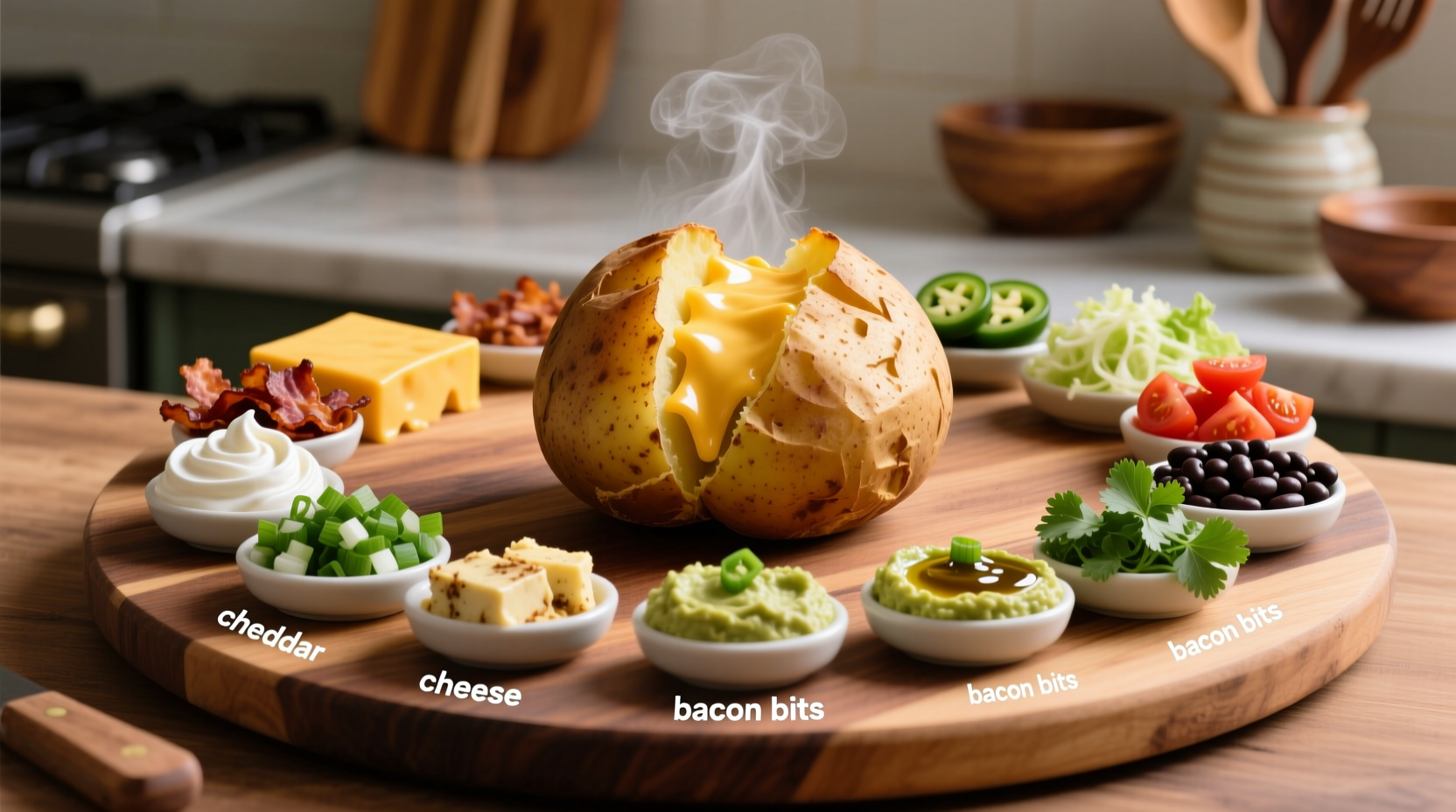 list of baked potato toppings