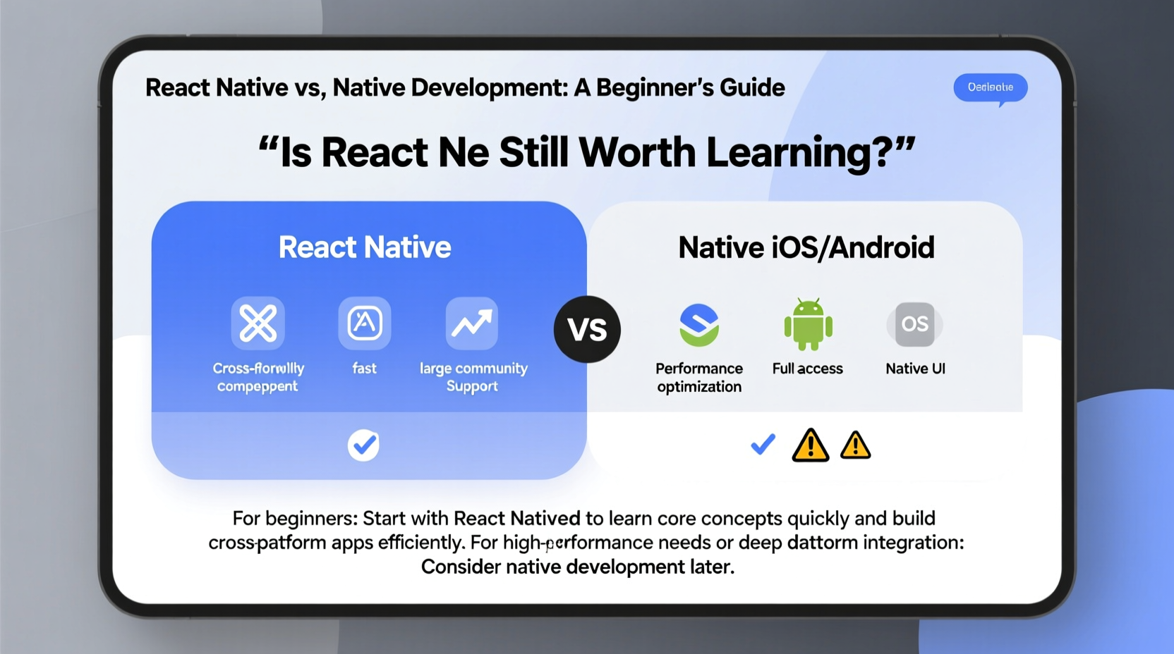 Is React Native Still Worth Learning For Ios Android Or Should ...