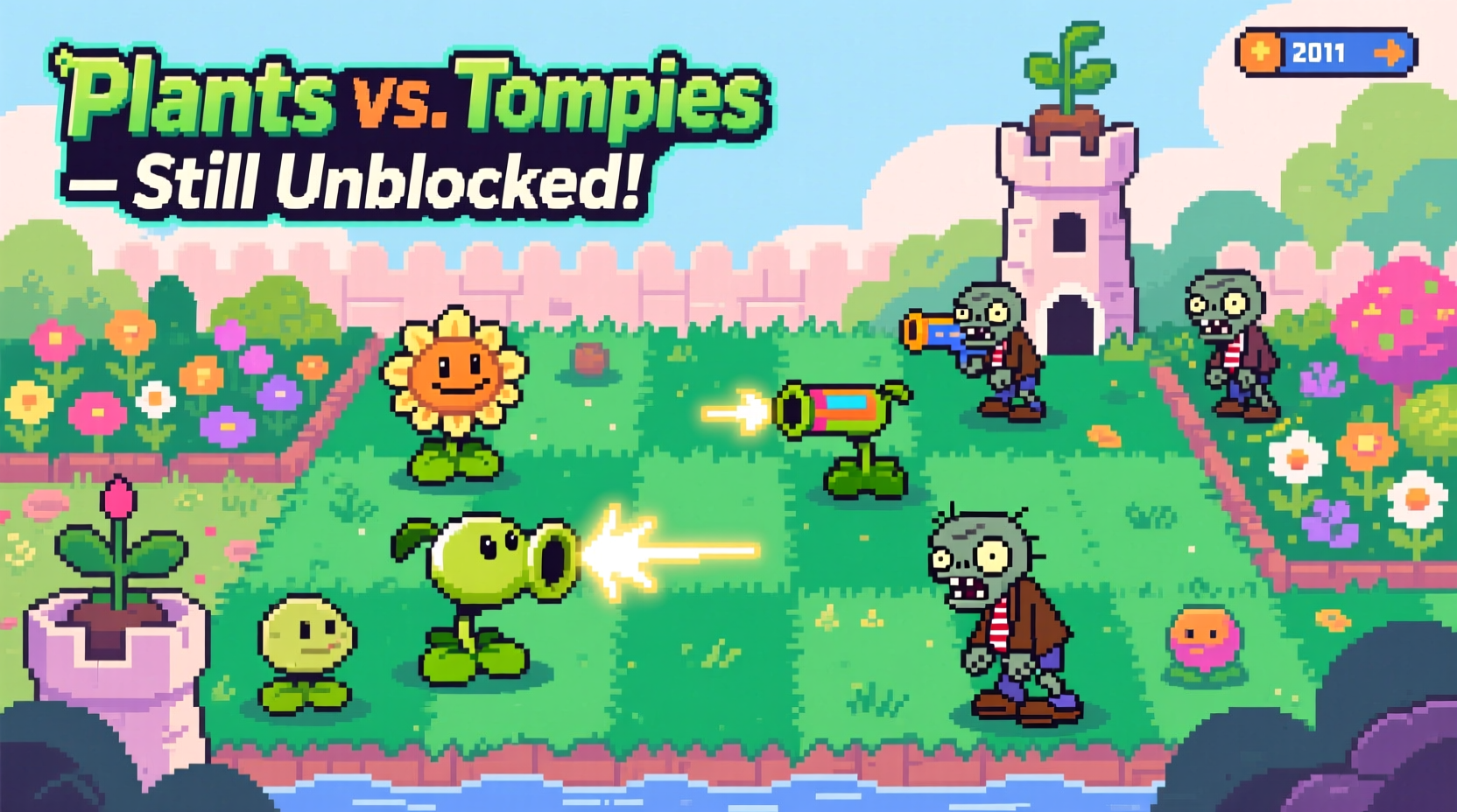 why is plants vs zombies still so popular in unblocked game sites