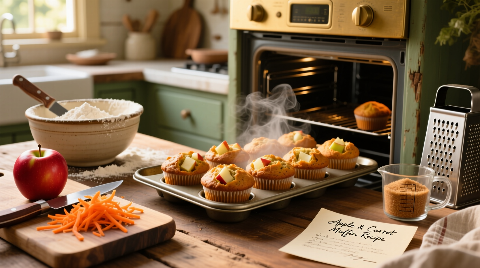 apple and carrot muffins recipe guide