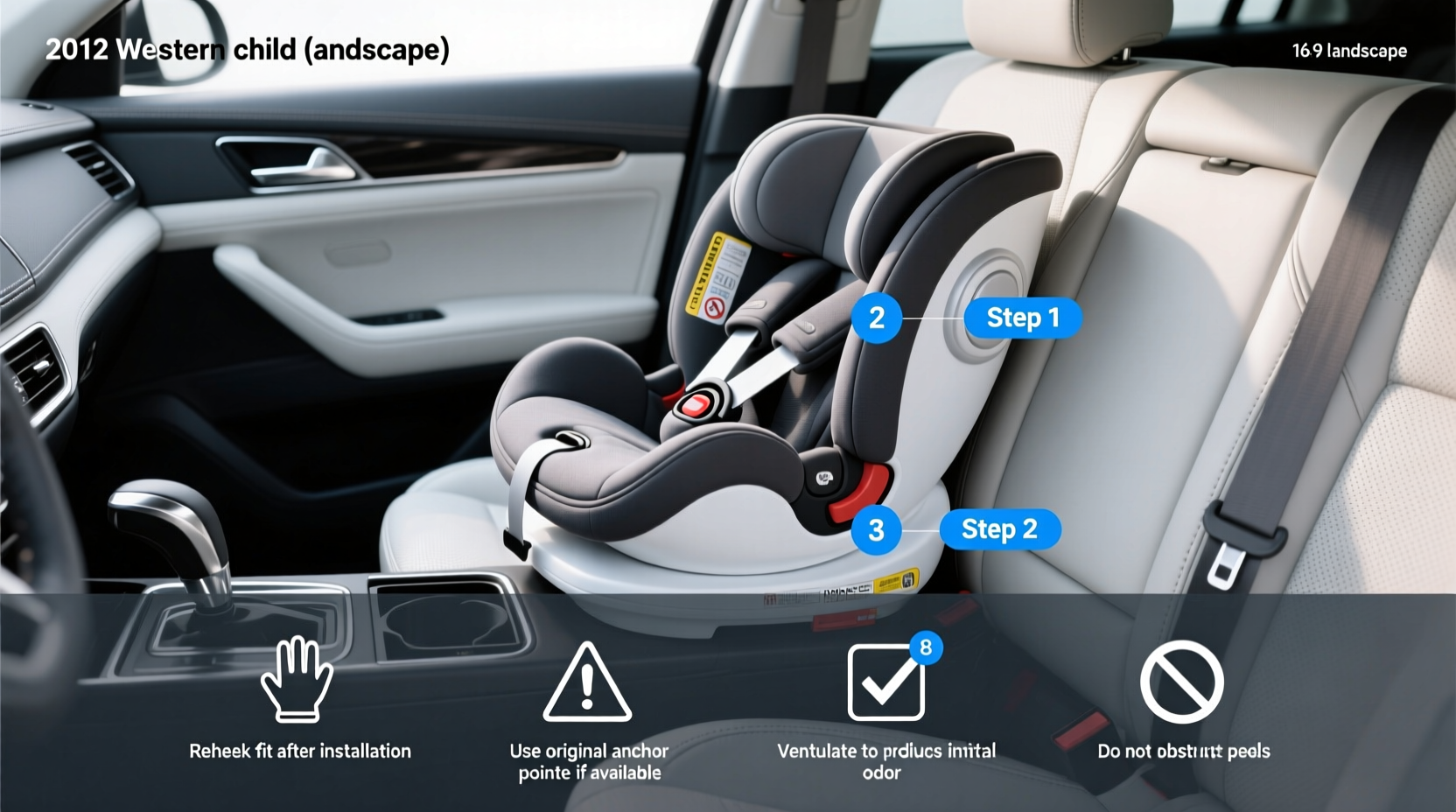 2012 murano child car seat install