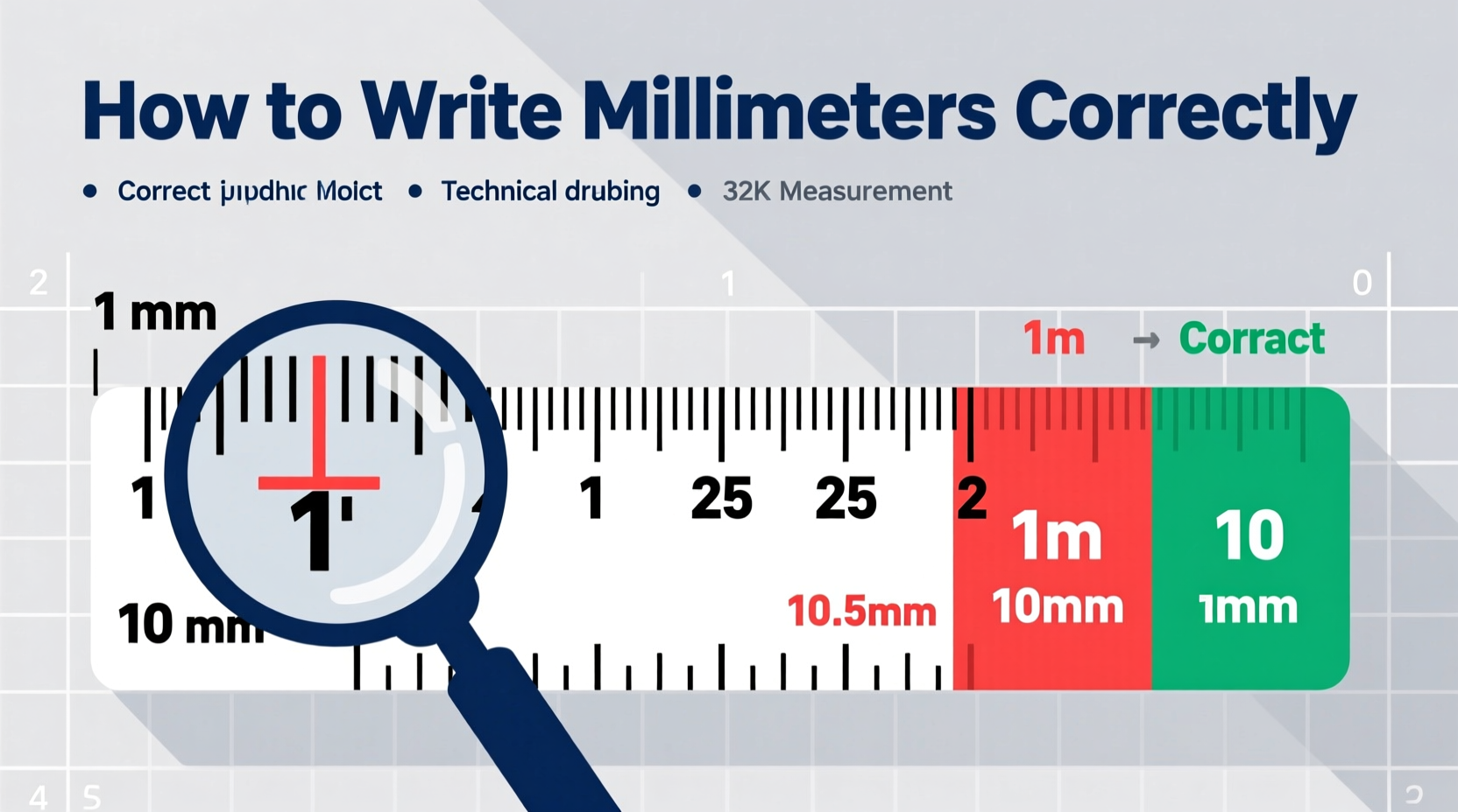 how to write millimeters correctly a clear guide to measurement and notation