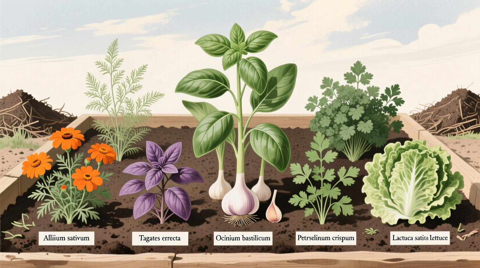 Best Companion Plants for Garlic: Science-Backed Pairings