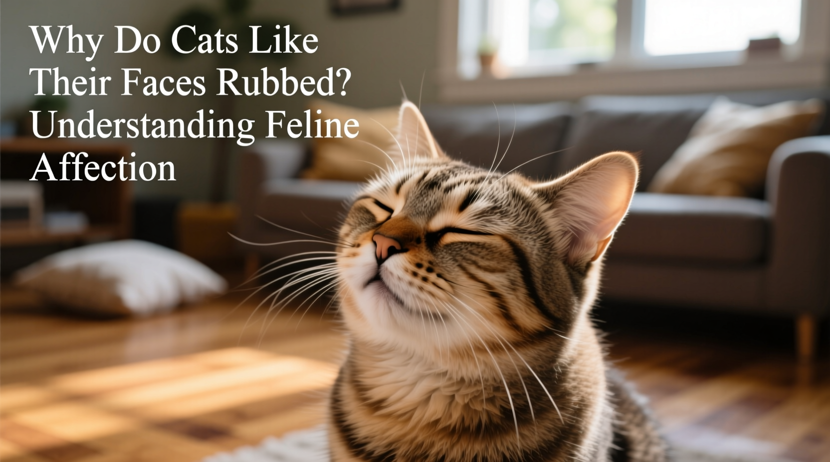 why do cats like their faces rubbed understanding feline affection