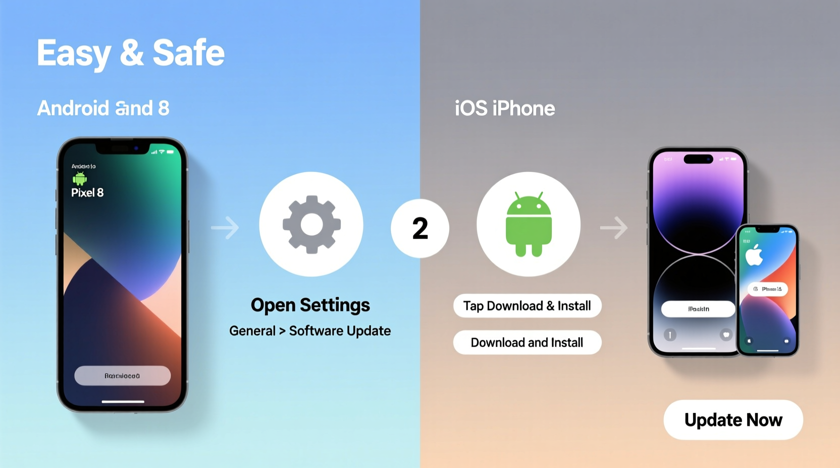 how to update your device easily a step by step guide for android and ios