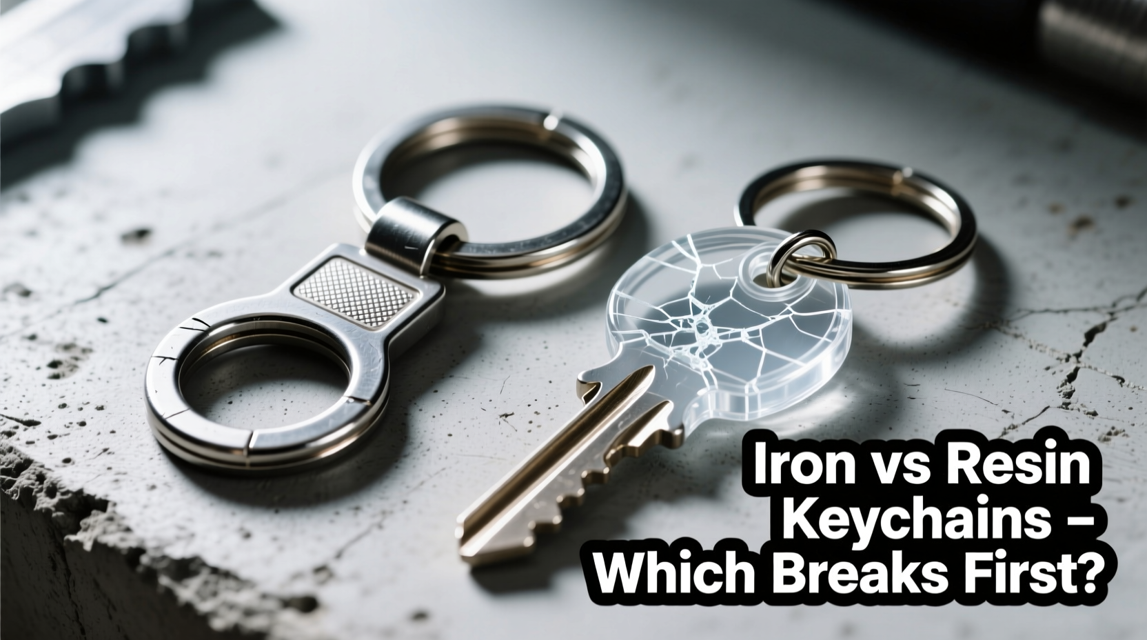 are iron keychains actually tougher than resin what breaks first
