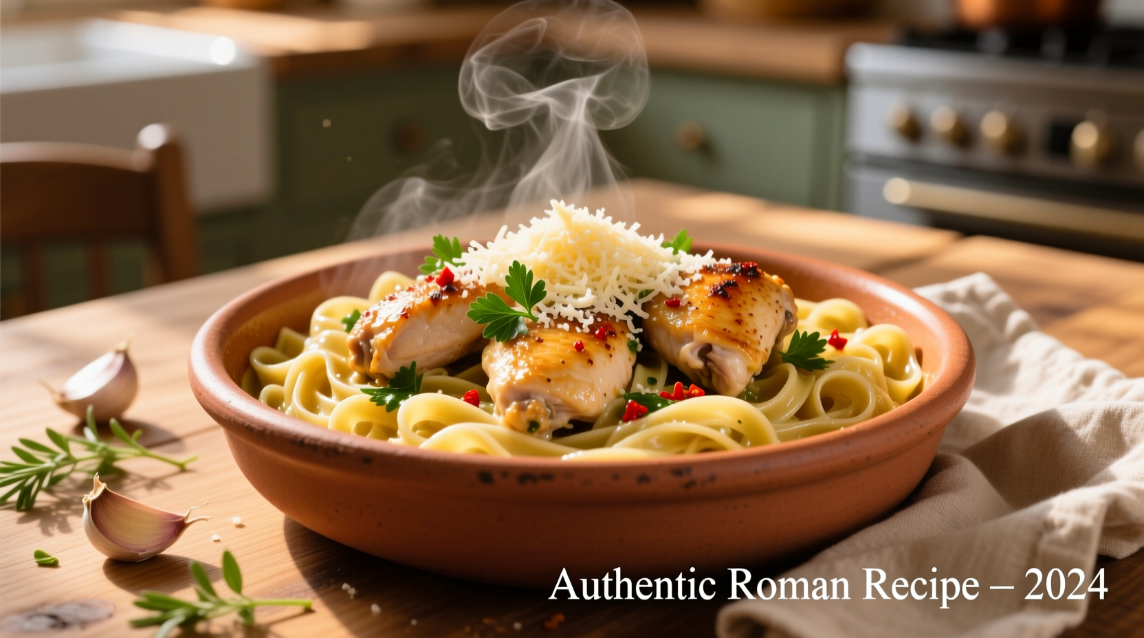 chicken garlic pasta