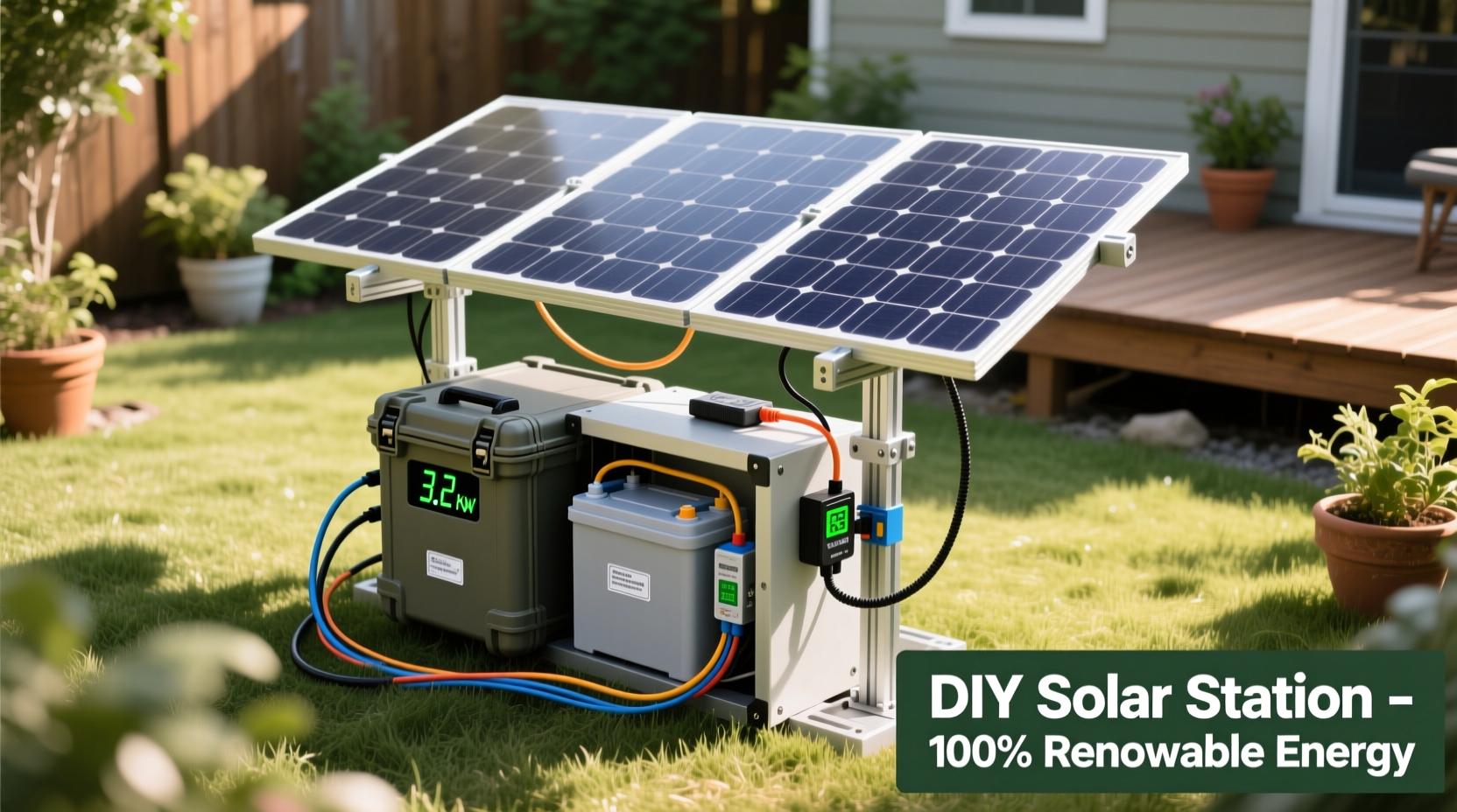 diy solar power staion