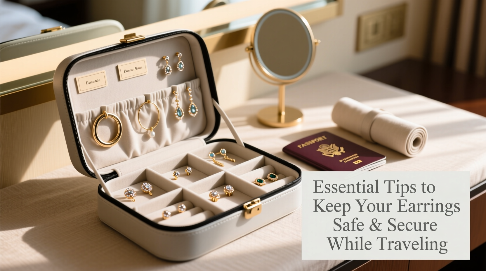 essential tips to keep your earrings safe and secure while traveling
