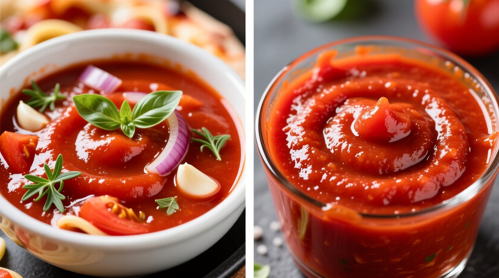 is tomato sauce the same as tomato paste