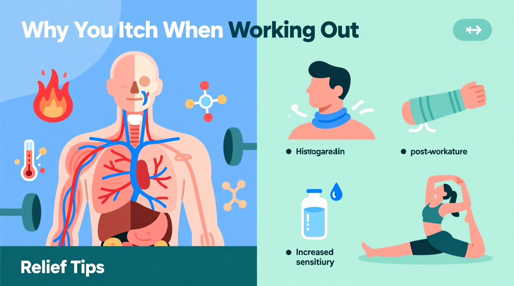 why do i itch when working out causes and relief tips