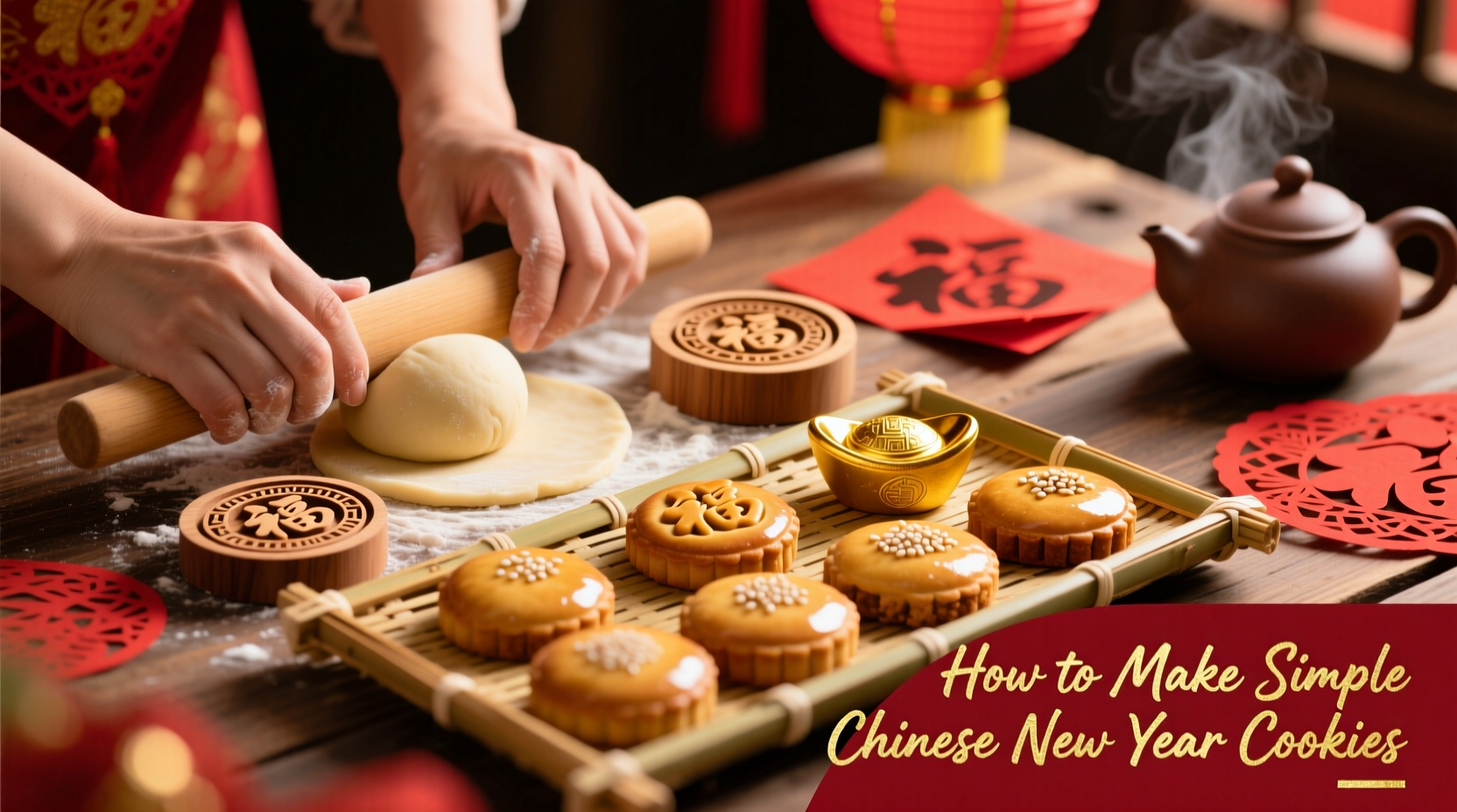 how to make simple chinese new year cookies