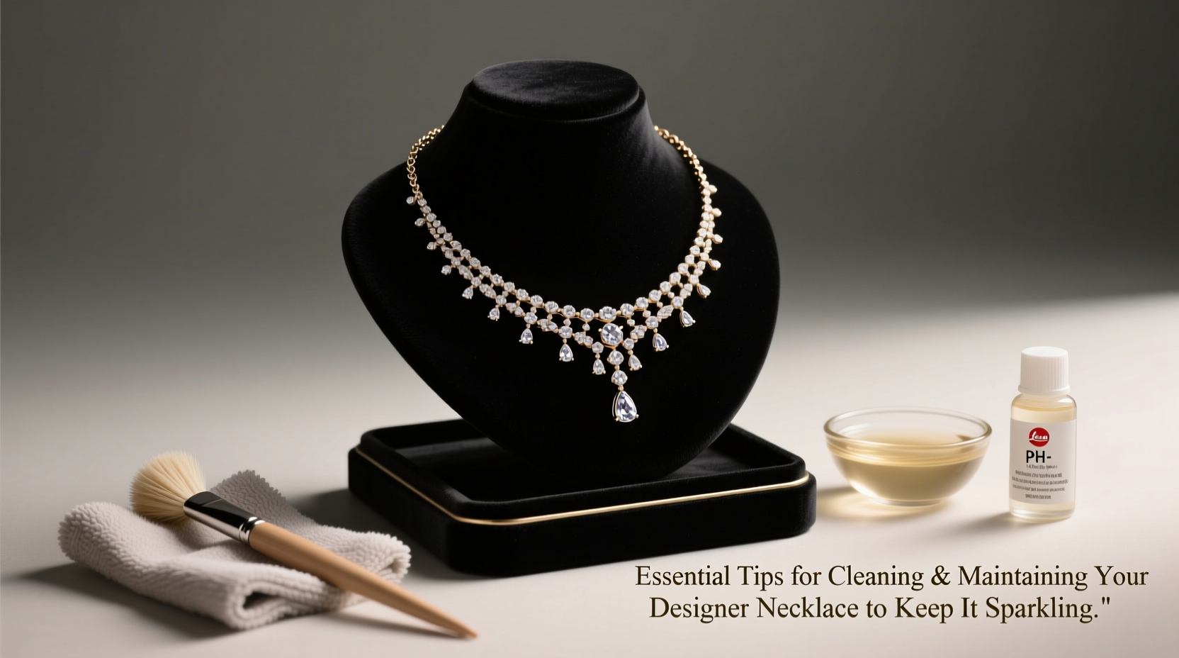 essential tips for cleaning and maintaining your designer necklace to keep it sparkling