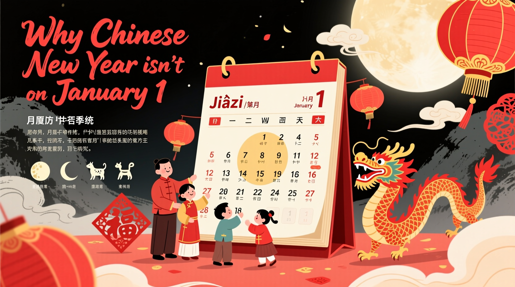 Why Chinese New Year Isn't on January 1