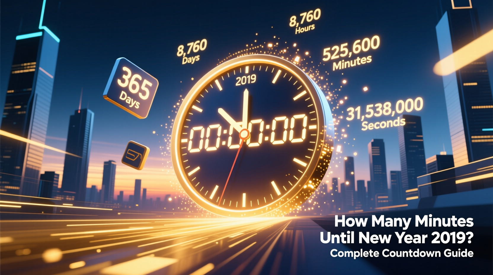 How Many Minutes Until New Year 2019: Complete Countdown Guide