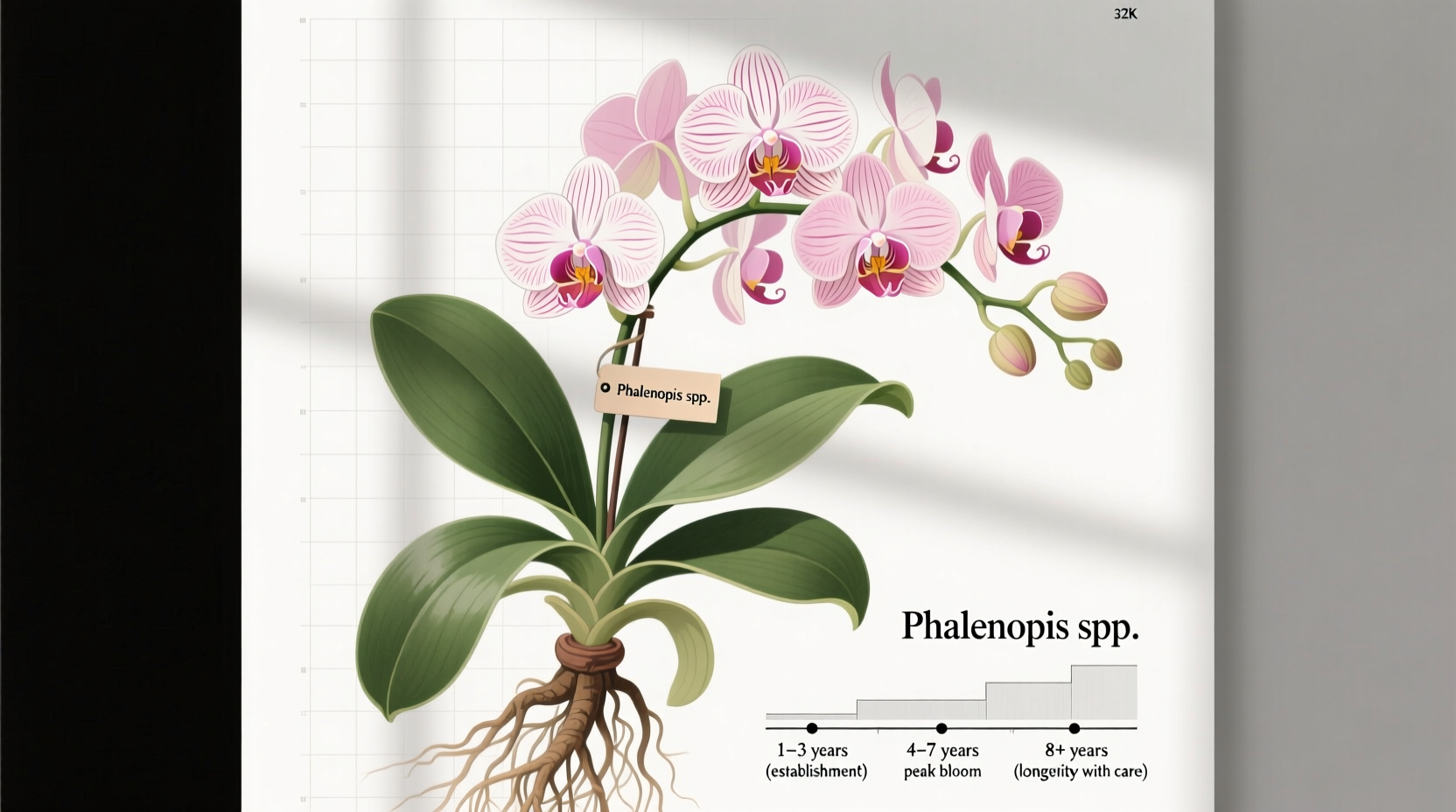 how long do orchids live indoors