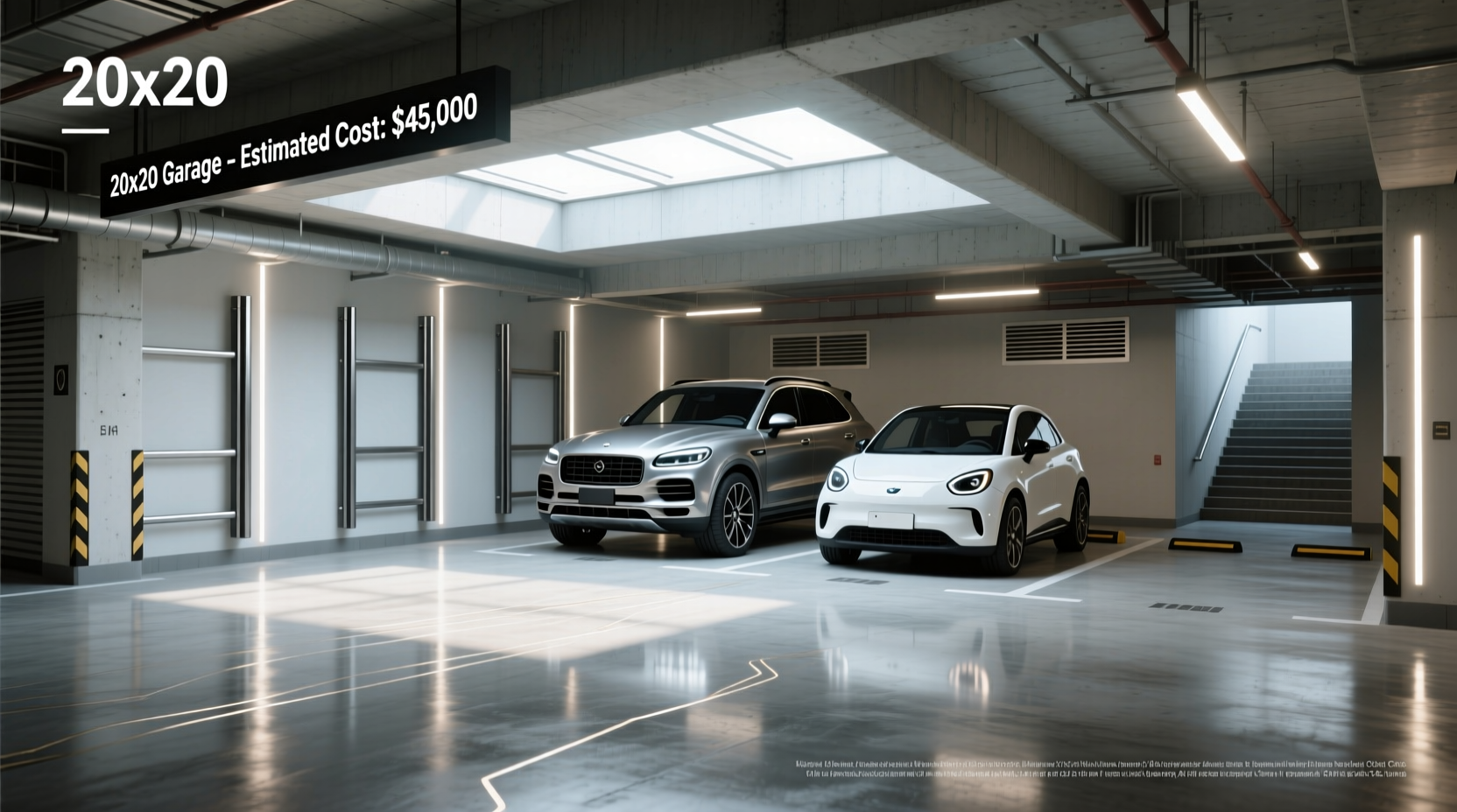 underground car garage,How much should a 20x20 garage cost? buying guide
