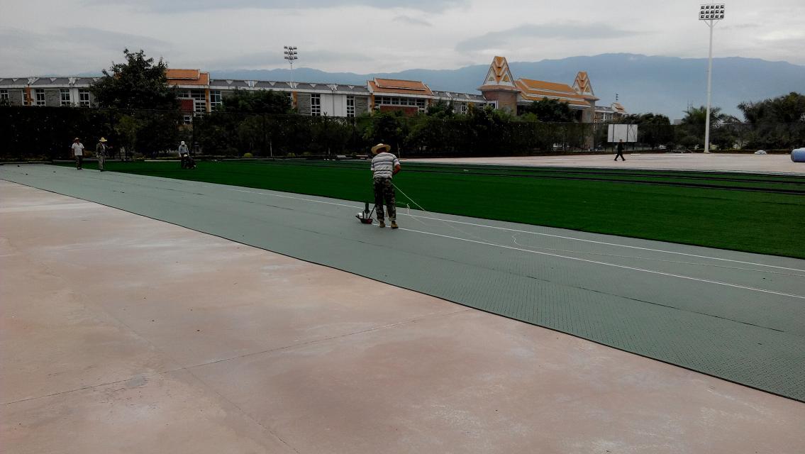 Football Field Artificial Grass Accessories 10mm Foam Turf Shock Pad