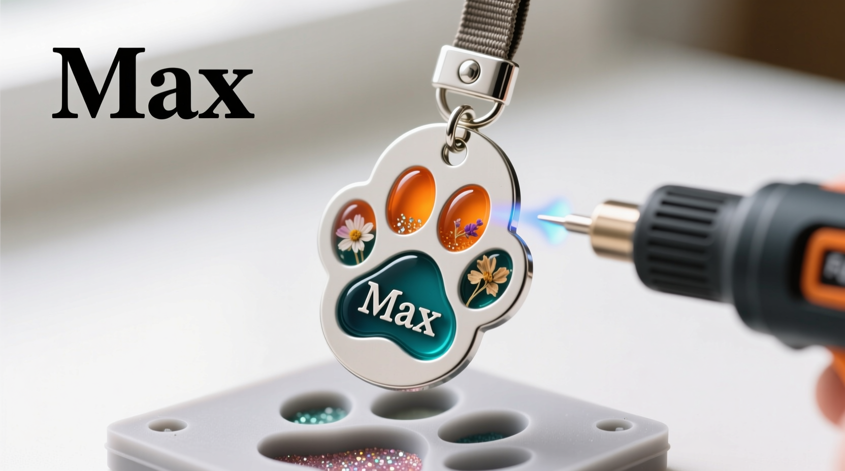 step by step guide to crafting custom resin dog tags with personal flair