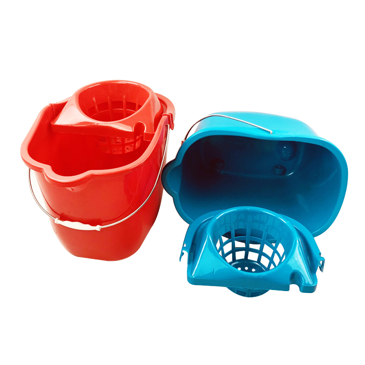 Mop Bucket with Microfiber Mop Set Household Plastic Mop Bucket With Wringer