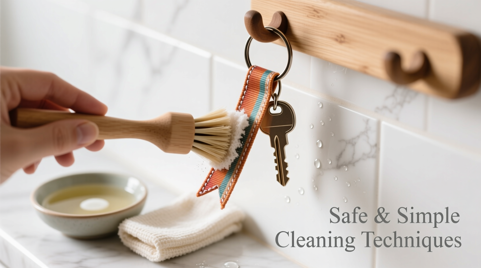 safe and simple techniques to clean fabric ribbon keychains without damage