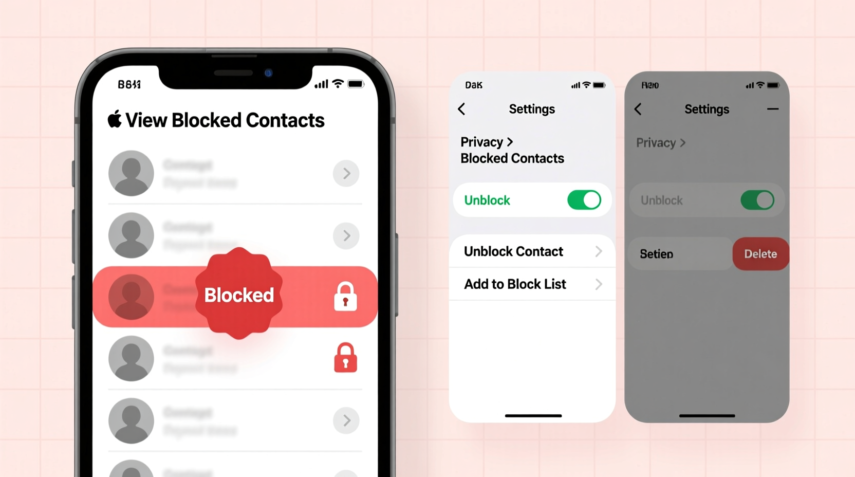 how to easily identify and manage blocked contacts on your devices
