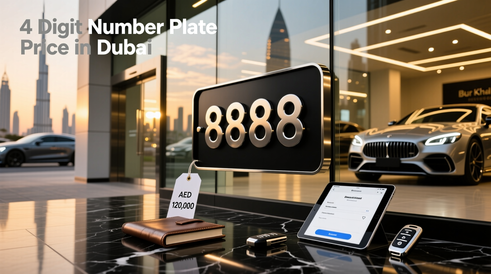 What Is the 4 Digit Number Plate Price in Dubai?