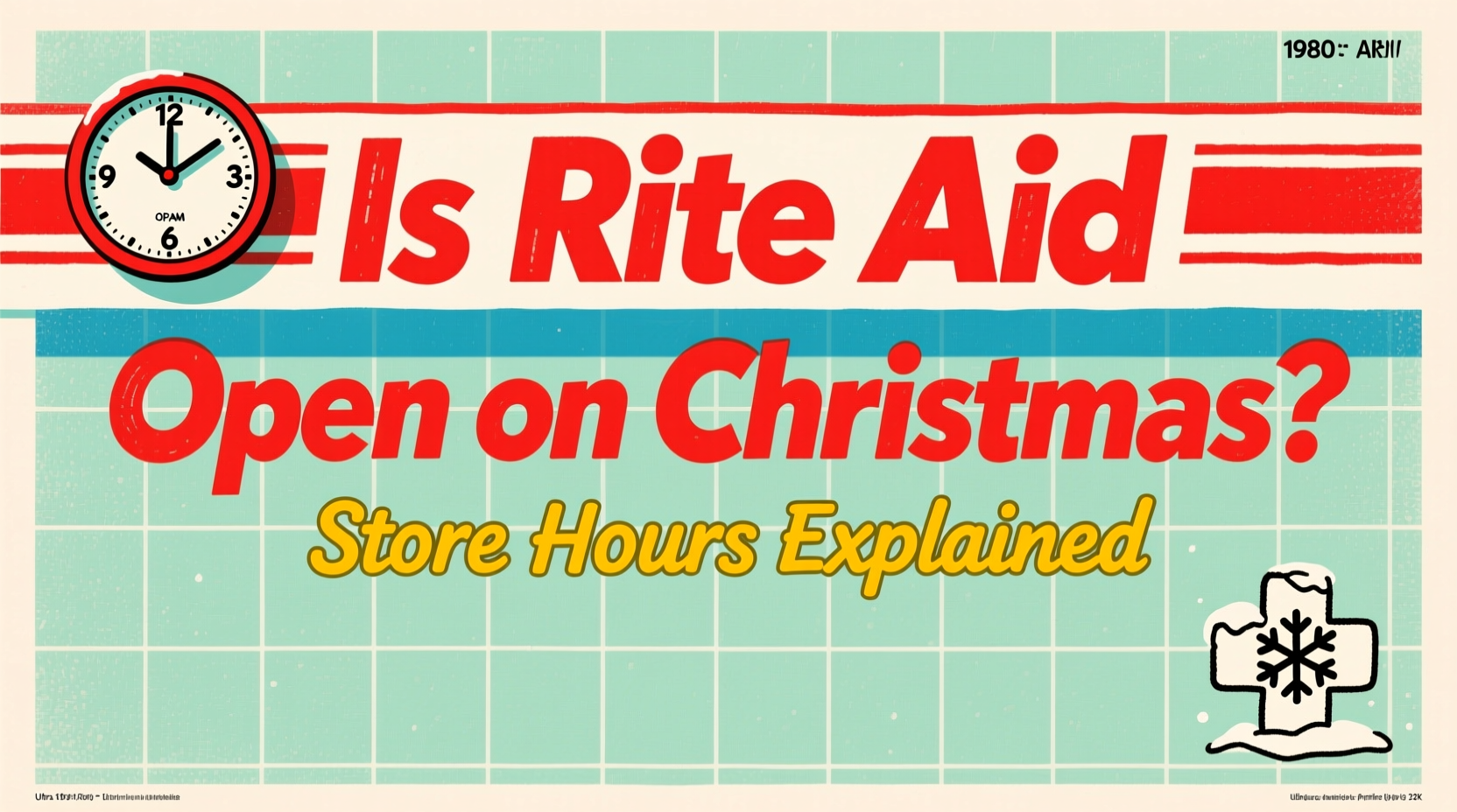 is rite aid open on christmas