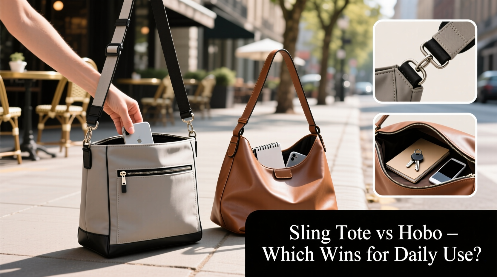 sling tote bag vs hobo bag which one is actually more practical for everyday use