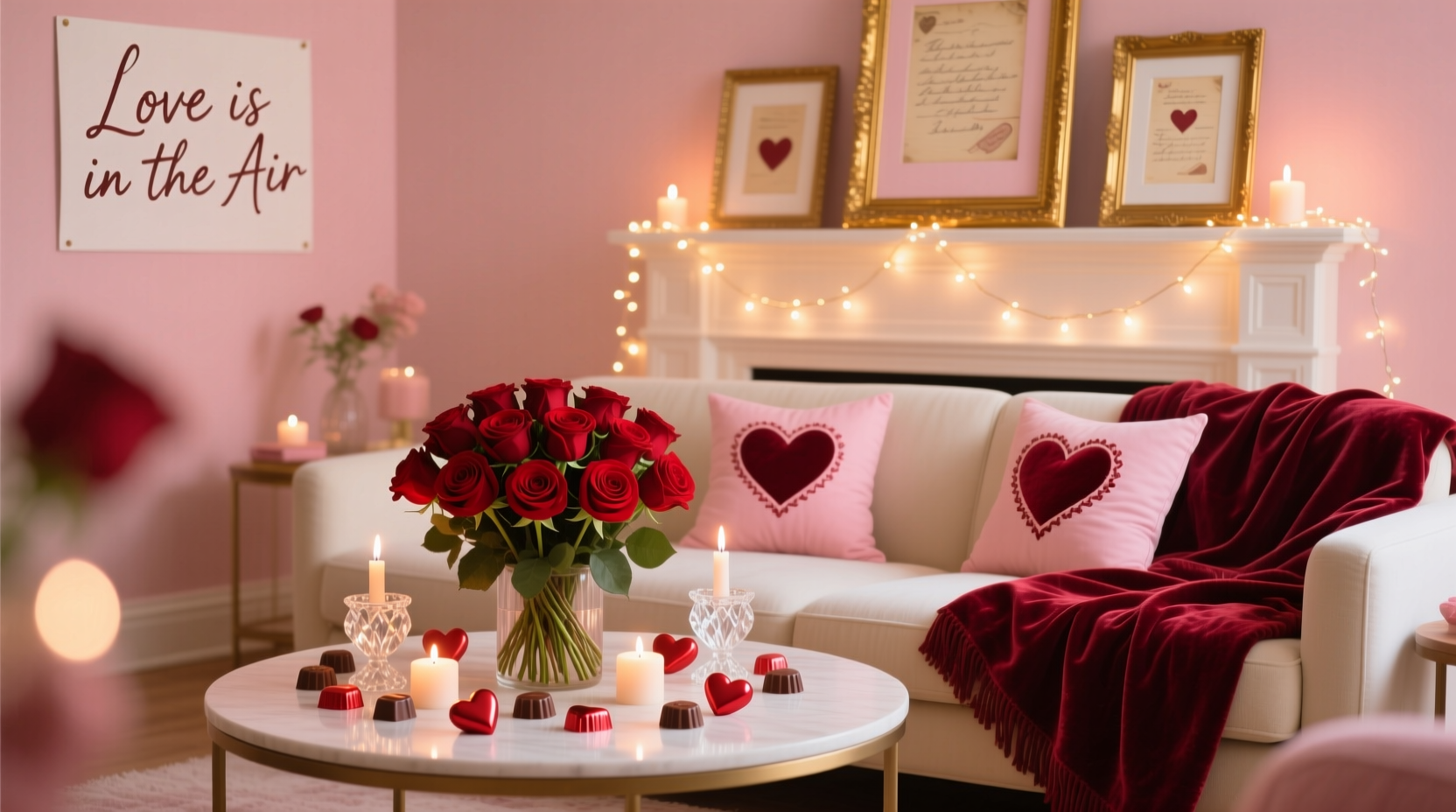 how to decorate house for valentines day