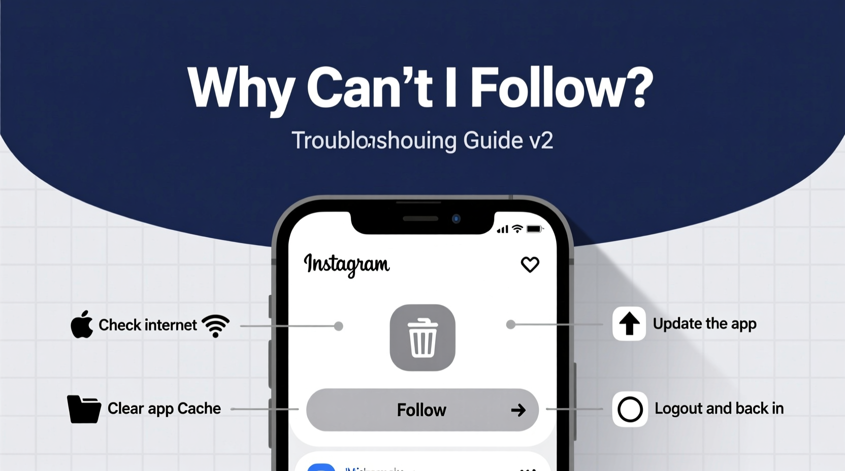 why cant i follow on instagram troubleshooting guide 2