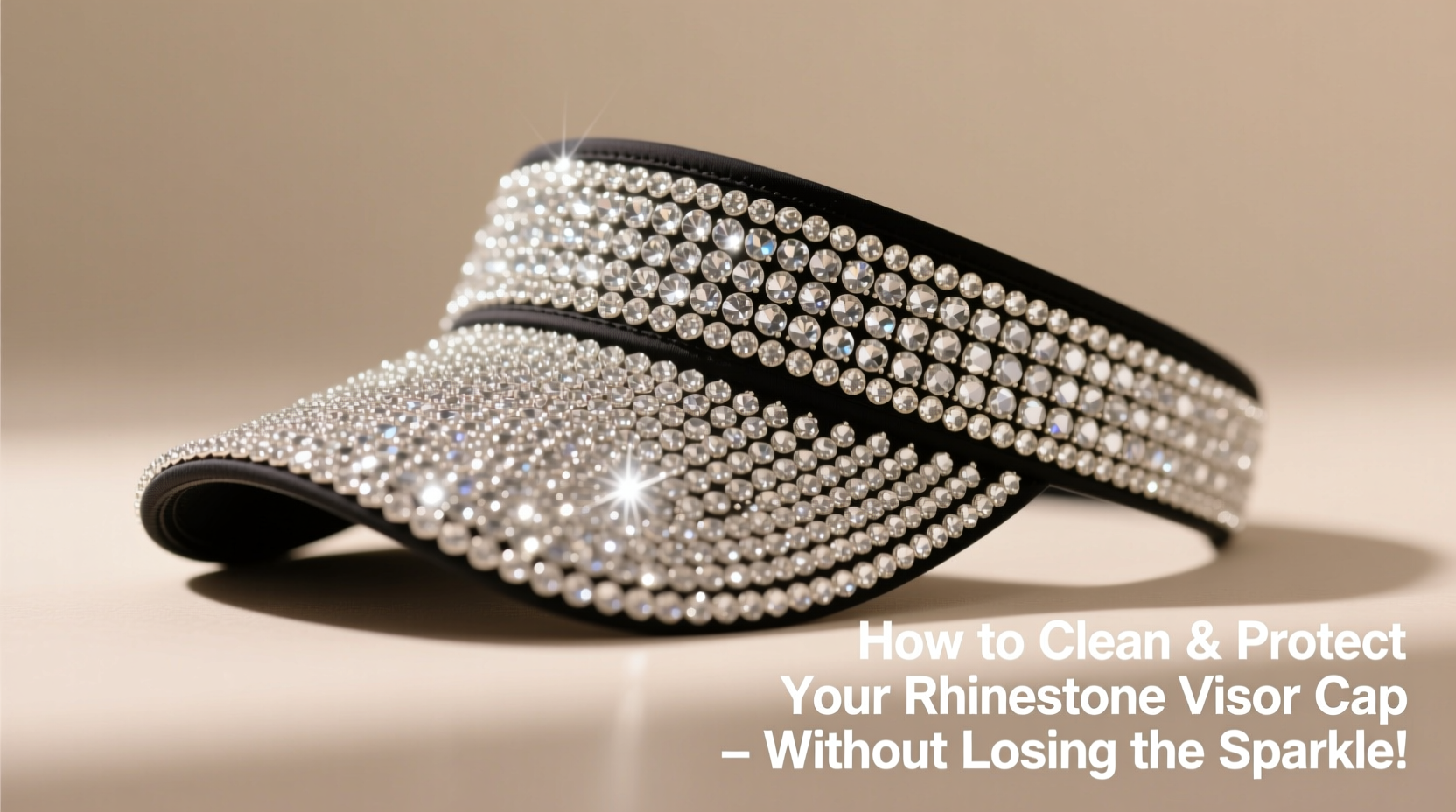 effective methods to clean and protect your rhinestone visor cap without damaging its sparkle