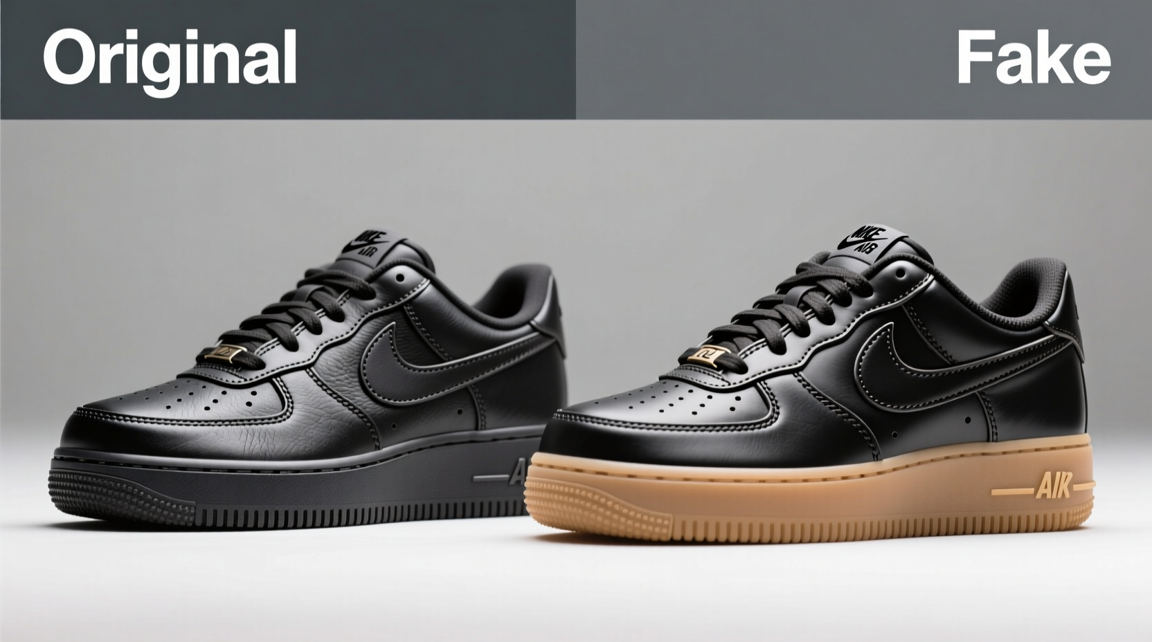 is it worth paying more for original nike air force 1s what do the fake af1s get wrong
