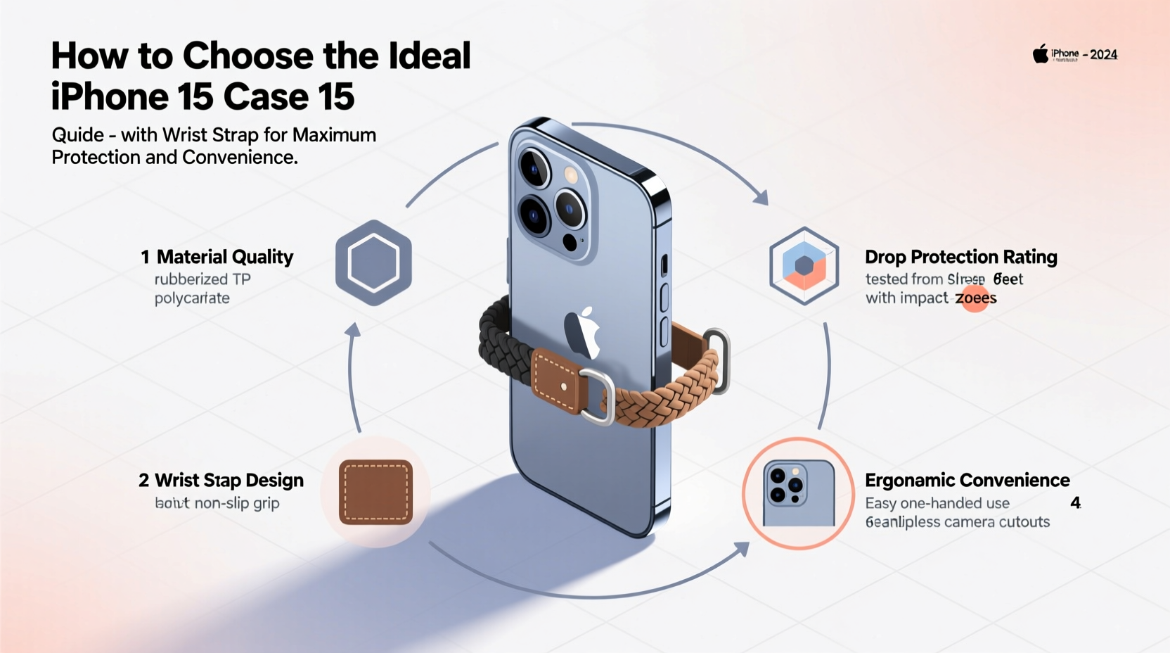 how to pick the ideal iphone 15 case with wrist strap for maximum protection and convenience