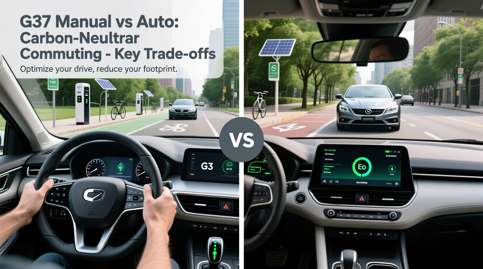 g37 manual vs auto carbon commute