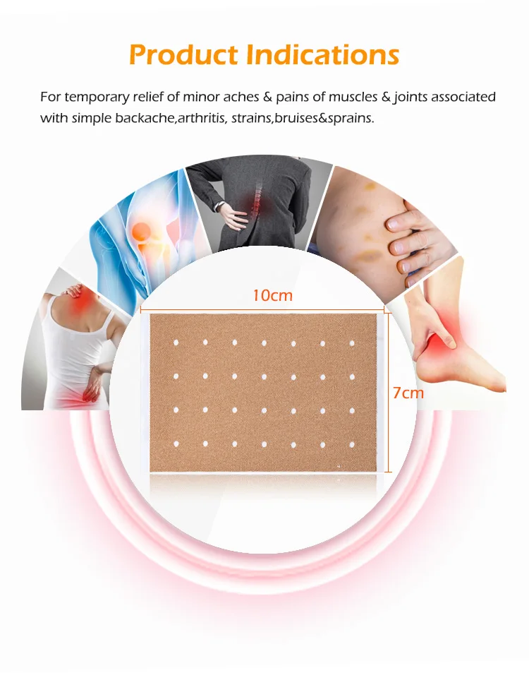 Manufacturer supply medical relief pain patch arthritis rheumatism musk bone plaster
